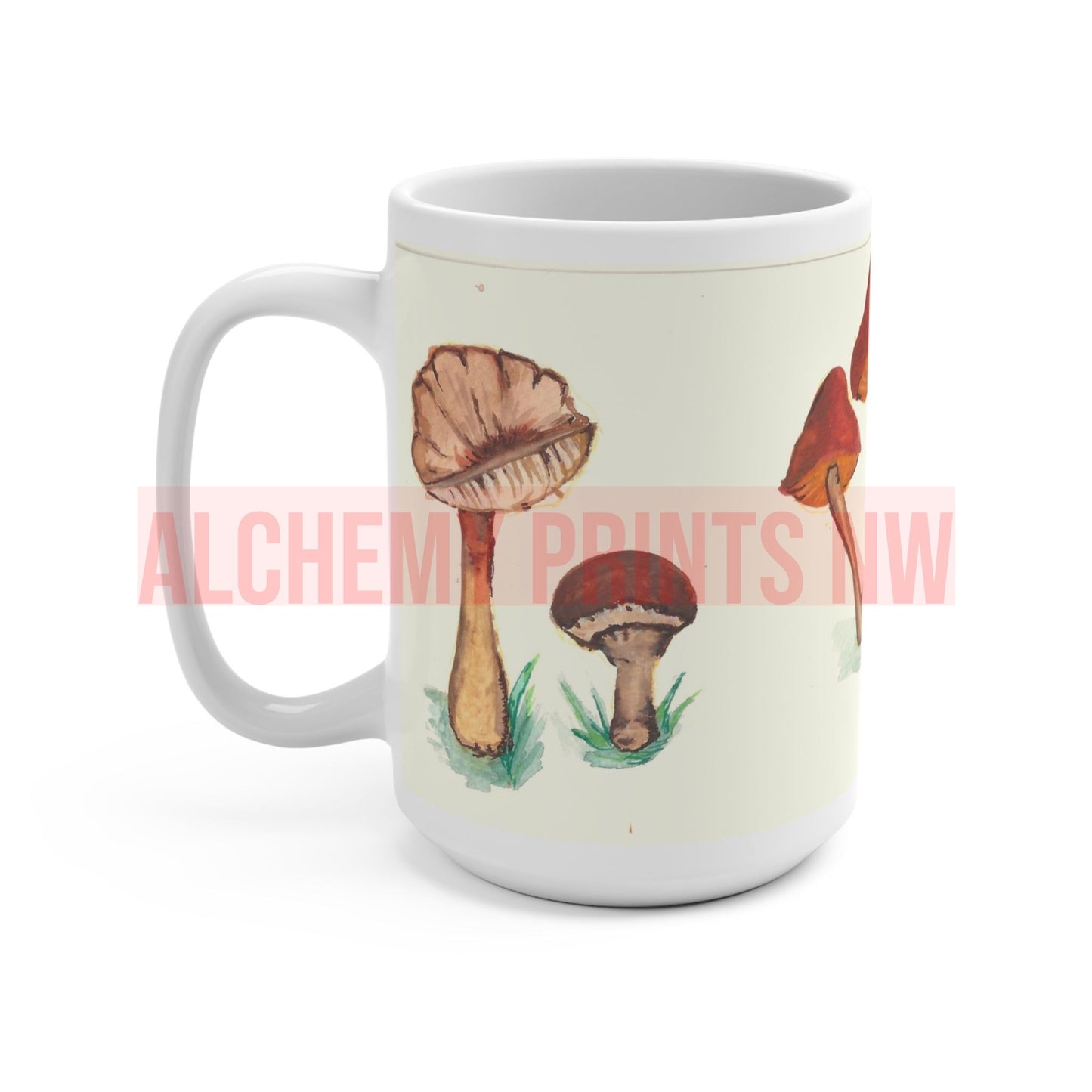 Mug with Mushrooms 15oz