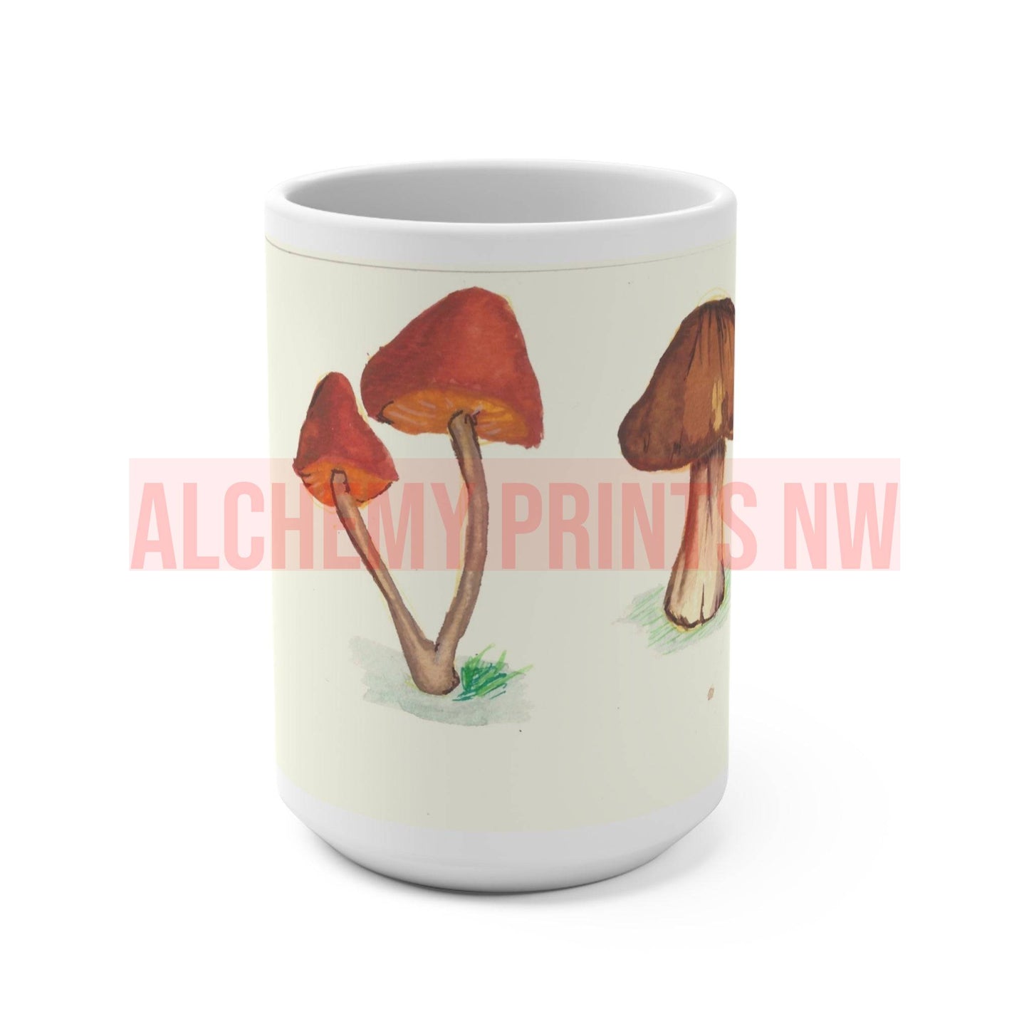 Mug with Mushrooms 15oz